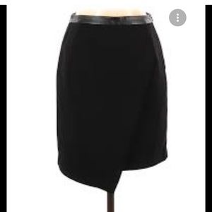 Forever 21 black asymmetrical black mini skirt M